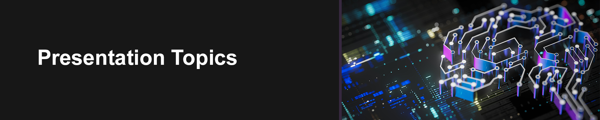 AI Summit - Presentation Topics
